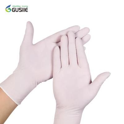 Good Quality Factory Price Powder Free Latex White Medical Examination Large Gloves