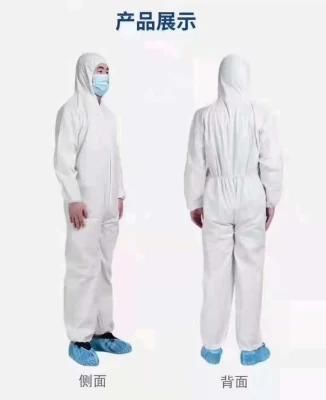 ISO13485 Certified Liquid Resistant Protective Clothing Disposable Coverall Industry Safety Clothing Chemical Protective Suit