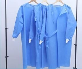 Disposable Comfortable Surgical Gown Scrub Suits Use in Hospital