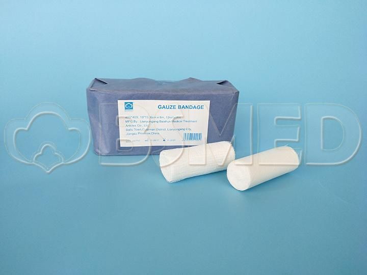 Medical Products 100% Cotton Surgical Dressing Gauze Bandage with ISO 13485