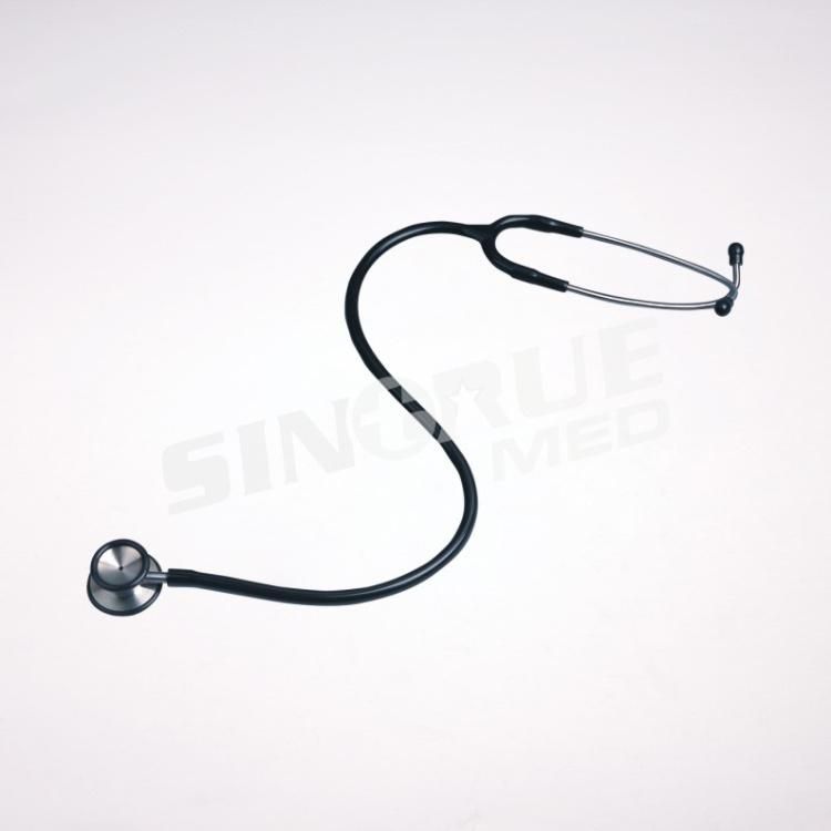Hospital Clinic Adult Type Ingle-Lumen Tubing Stainless Steel Stethoscope
