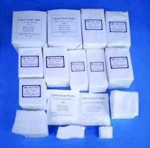 Bandage Gauze Pads Gauze Roll Medical Gauze Plas Medical Gauze Swabs (Gauze Sponges) 100% Cotton Sterile Gauze