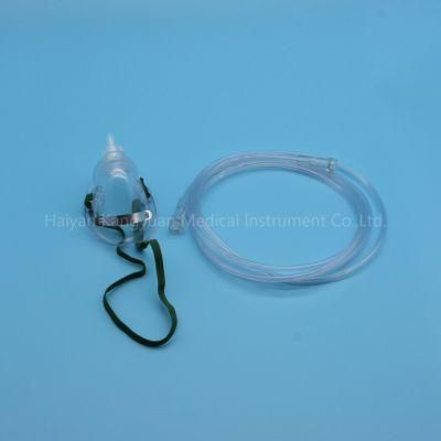 China Factory PVC Oxygen Mask for Single Use