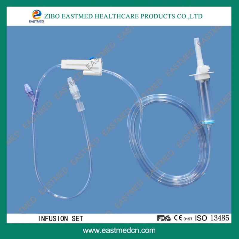 Sterile Infusion Set PE Regulator, Luer Lock, with Needle 21g X 1 1/2