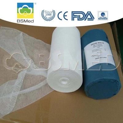 Medical Supply 100% Cotton Wool Gauze Roll