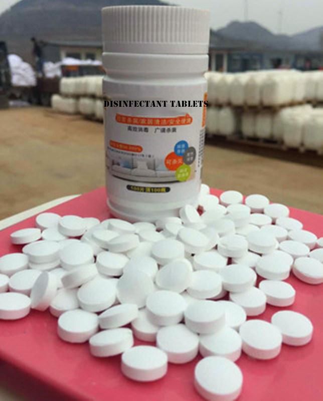 84 Disinfectant Chemicals Agent Best Price Nadcc Chlorine Dioxide Effervescent Disinfectant Tablet 500g