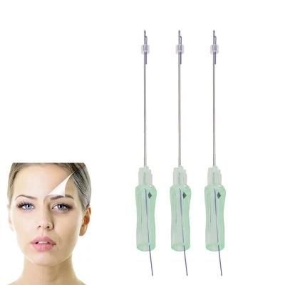 Korea Vline Face Lift Eye Double Needle Screw Multi Cog 4D Barbed Suture Hilos Tensores Pdo Thread