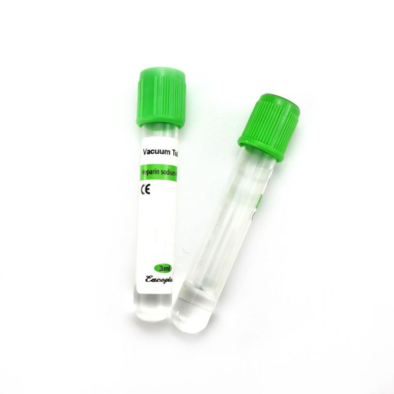Siny Heparin Sodium Vacuum Blood Collection Tube 13*75mm 3ml with CE