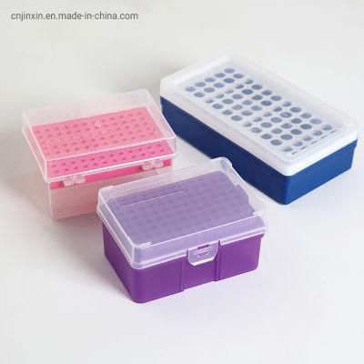 Laboratory Disposable Transfer 100 Wells Rack Pipette Tip Box