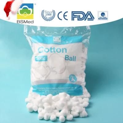 Disposable Medical Absorbent Cotton Balls for Baby Use