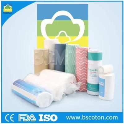 Cotton Absorbent Disposable Medical Wool Cotton Roll