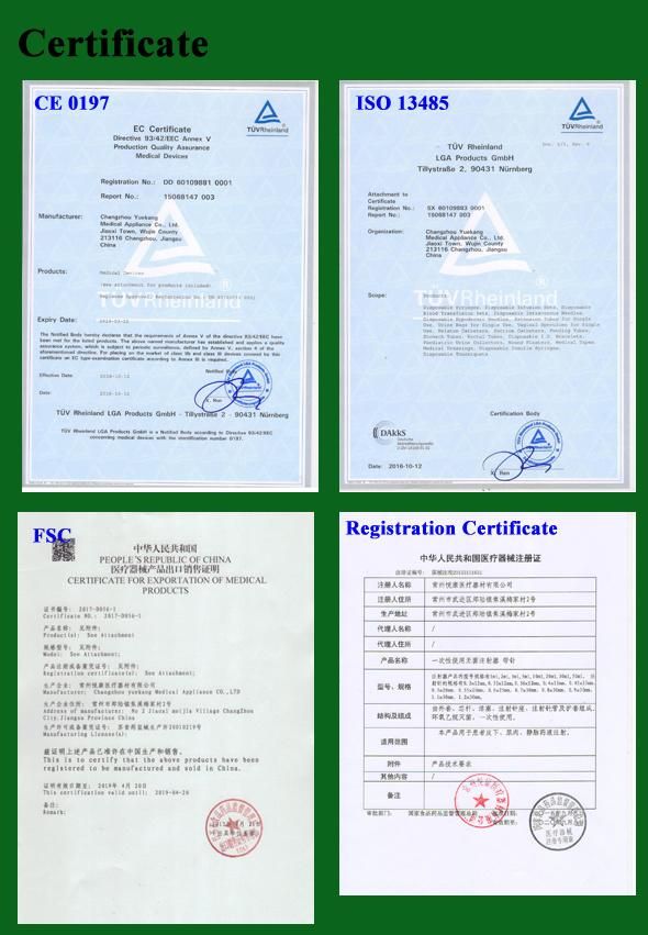 Ce & ISO Approved Medical Oral Syringes