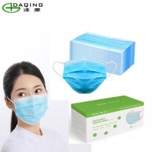 30GSM Non-Woven+25g Melt Blown+30g Non Woven Medical Surgical Mask 3 Ply Disposable Face Mask