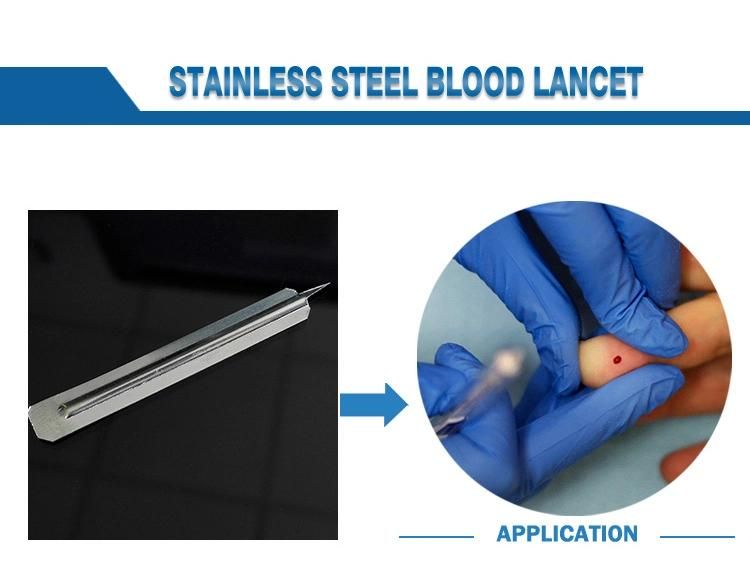 Medical Disposable Sterile Stainless Steel Blood Lancet Needle Cheapest Price