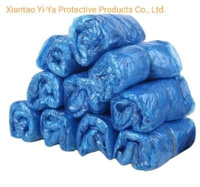 Wholesale Price High Quality Disposable Waterproof Plastic CPE Shoecover, Made by Machine