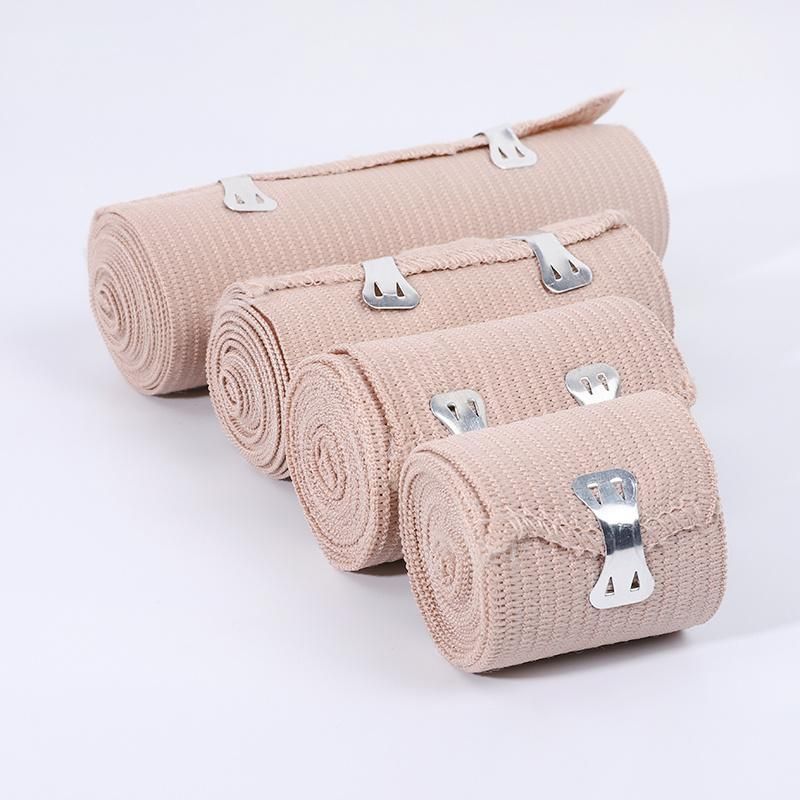 Wholesale Elastic Bandage Fabric Dressing Gauze Bandage Rolls