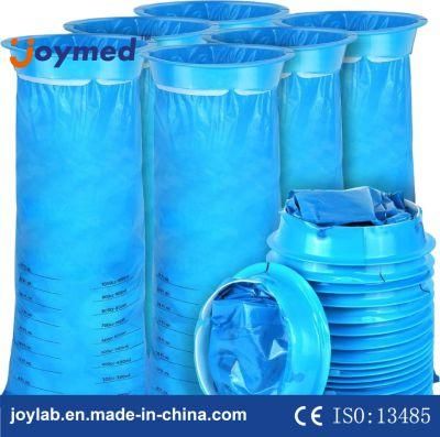 Vomit Car Emesis Bags Travel Sports Sickness Throwing Bags Disposable Blue Ballet Bags for Morning and Sleep