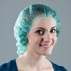 Disposable Non Woven PP Bouffant Cap Hair Net Mob Cap for Industry