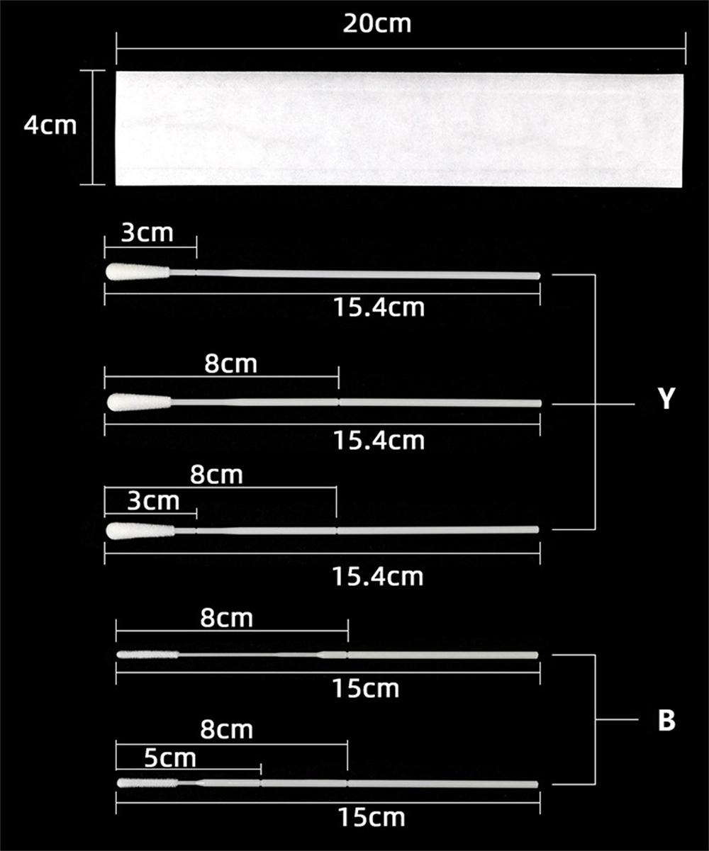 Nasopharyngeal Sterile Nylon Flocked Nasal Swab Disposable Sterile Specimen Collection Sterile Specimen Collection