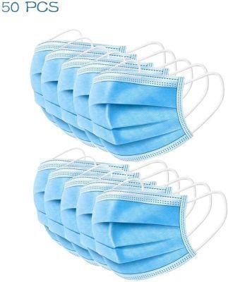 High Quality Earloop Bfe 98% Type Disposable Face Mask 3 Ply Bulk Supplier Wholesale