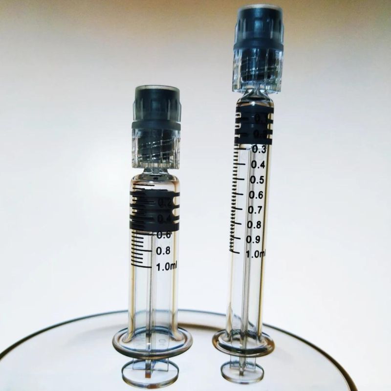 Glass Syringe with Luer Lock, 1ml, 1.5ml, 2.25ml, 3ml, 5ml, Pfs