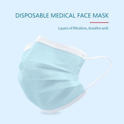 Surgical Face Mask 3ply CE En14683 Disposable Bfe&gt;95%
