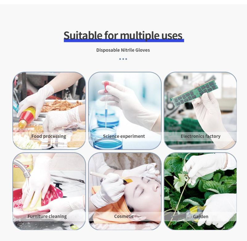 China Factory Examination Multifunctional Latex Gloves