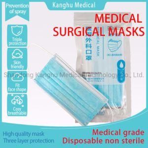 Medical Surgical Hospital Mask/Disposable 3ply Face Mask/Face Shield/TUV/Type Iir/Facemask/Face Shield Visor