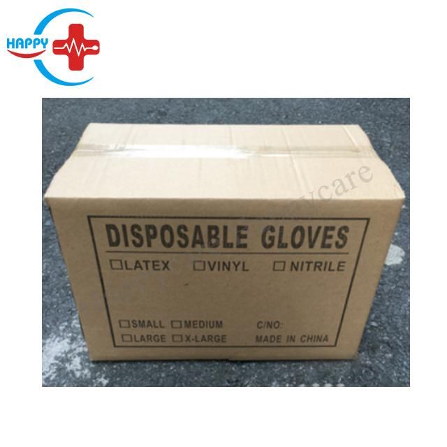 Hc-K072 Original Lightly Powdered or Powder-Free, Non-Strerile Disposable Medical Latex Examination Glove