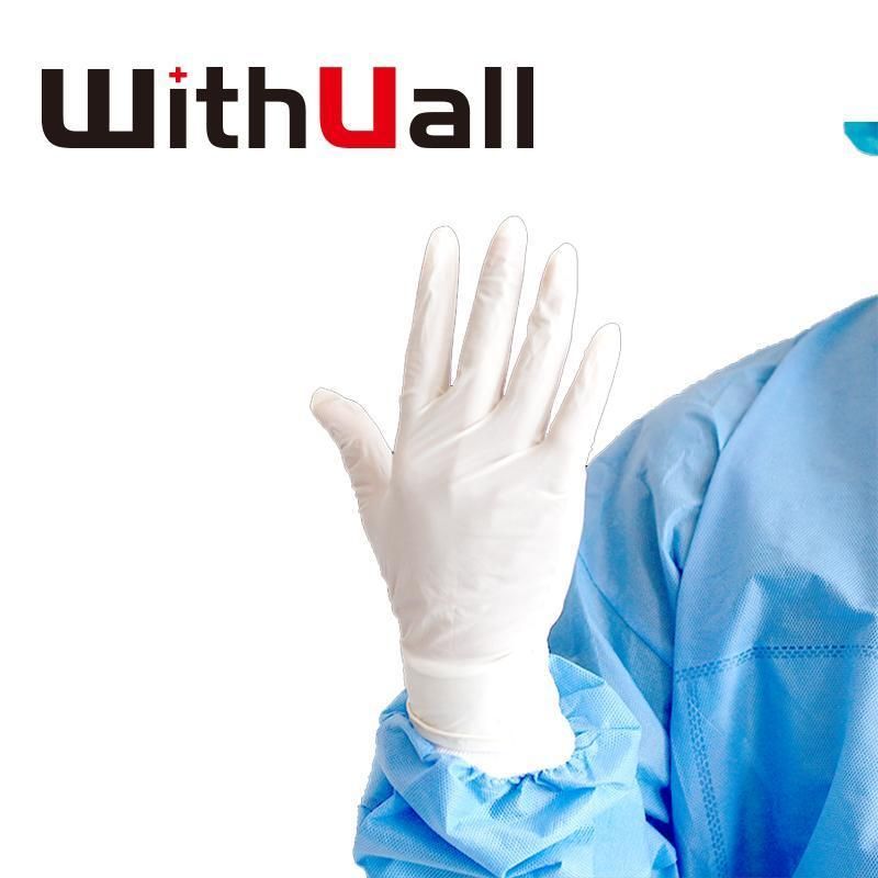 Withuall Brilliant Penetration Resistance Powdered Latex Surgical Gloves
