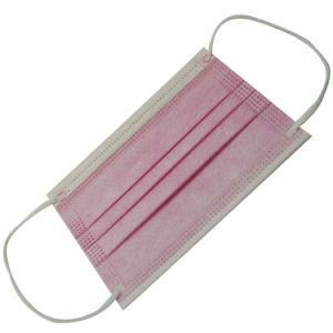 Hot Sell En14683 or Yy/T 0469 Pink Non-Sterile Earloop Medical Disposable Face Mask