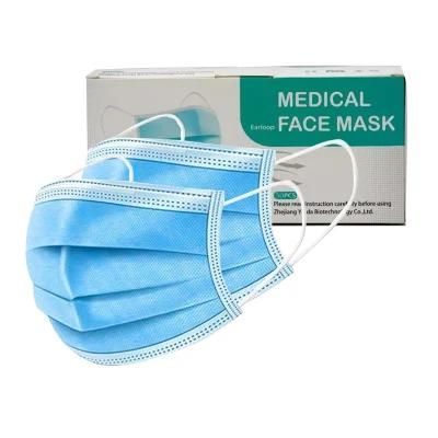 in Stock Disposable Face Mask Ear-Loop Face Mask