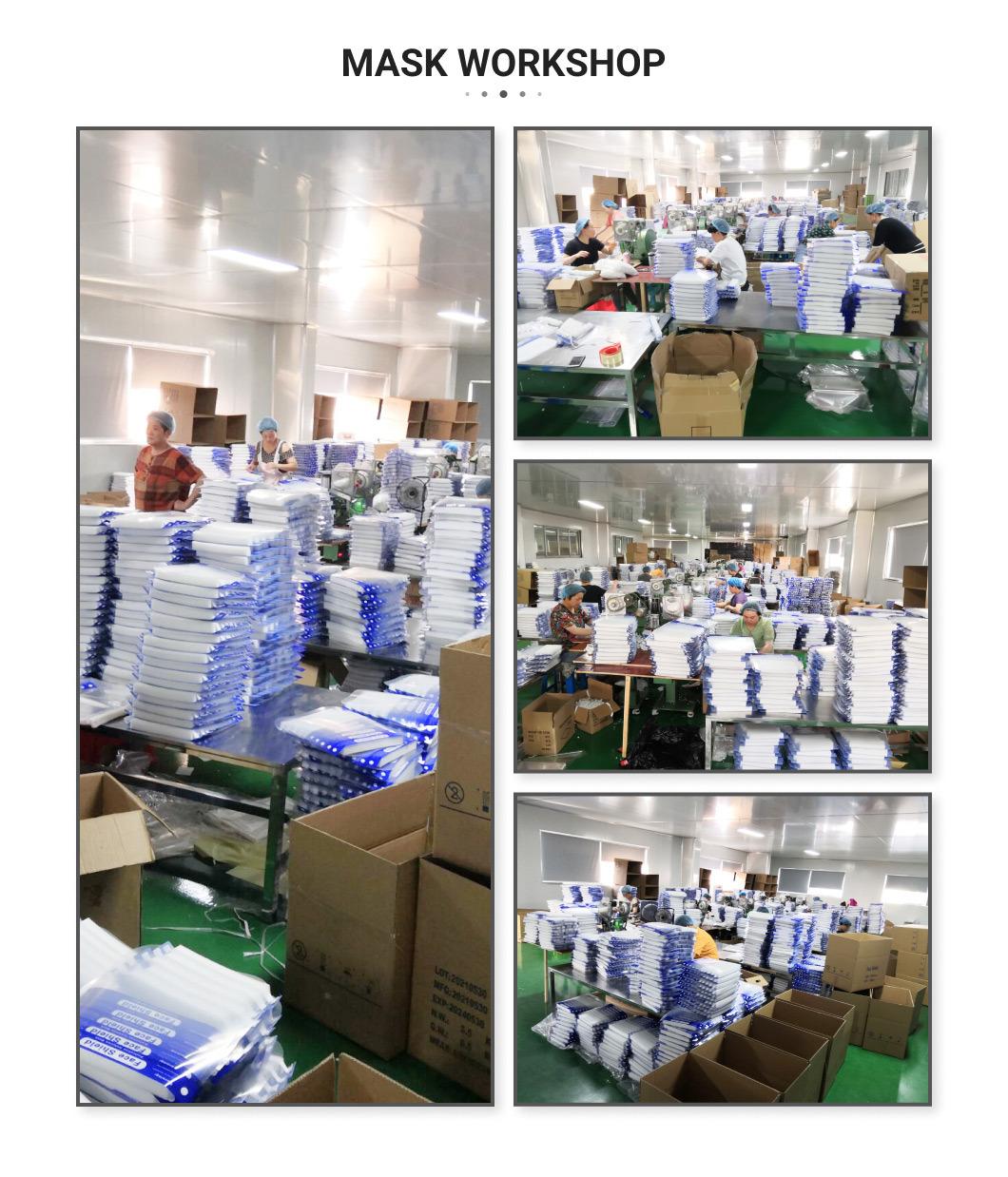 Mdr CE Approved Hengfeng OEM Safety Disposable Double-Sided Film Medical Face Shield