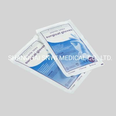 Disposable Medical Grade Sterile Latex Surgical Gloves Used in Hospital