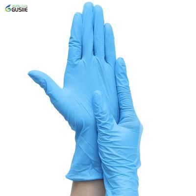 Disposable Medical Examination Pure Black/Black Nitrile Gloves