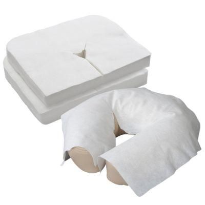 Disposable Massage Face Cradle Cover Beauty Face Rest Cover Beauty Salon Eco-Friendly Disposable Headrest Cover