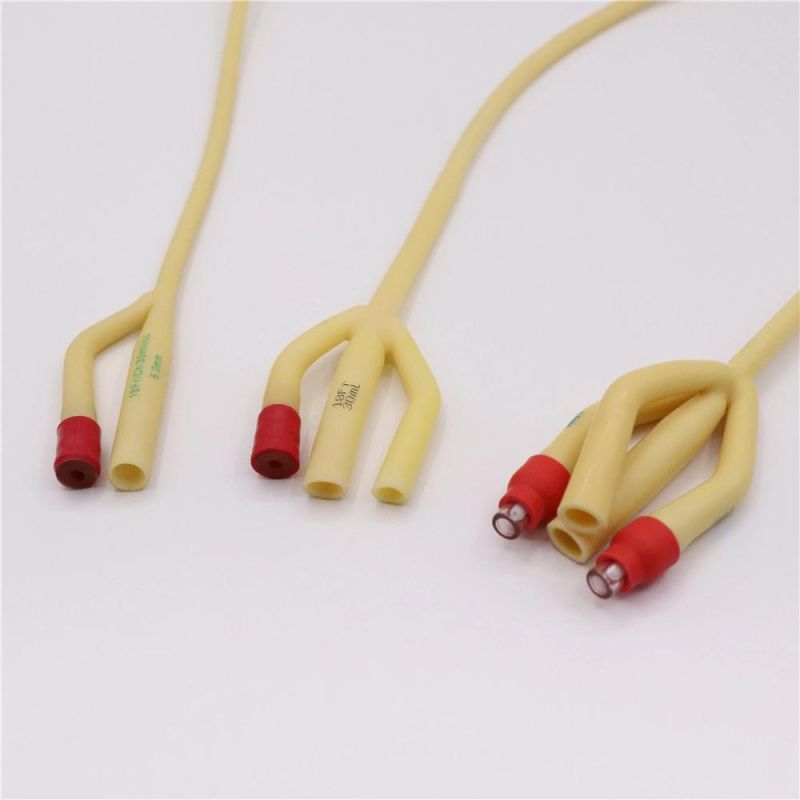 3-Way Latex Foley Catheter with Double Balloon