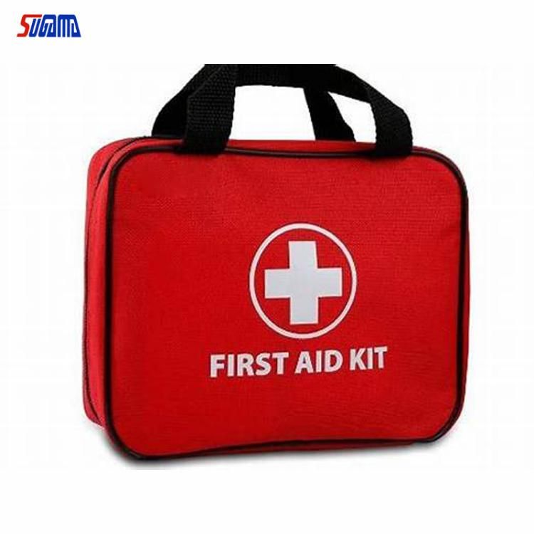 Red Medical Devices Equipment Medicine Storage Bag Custom Wearable Smart Security Surge Protection Handheld First-Aid Devices
