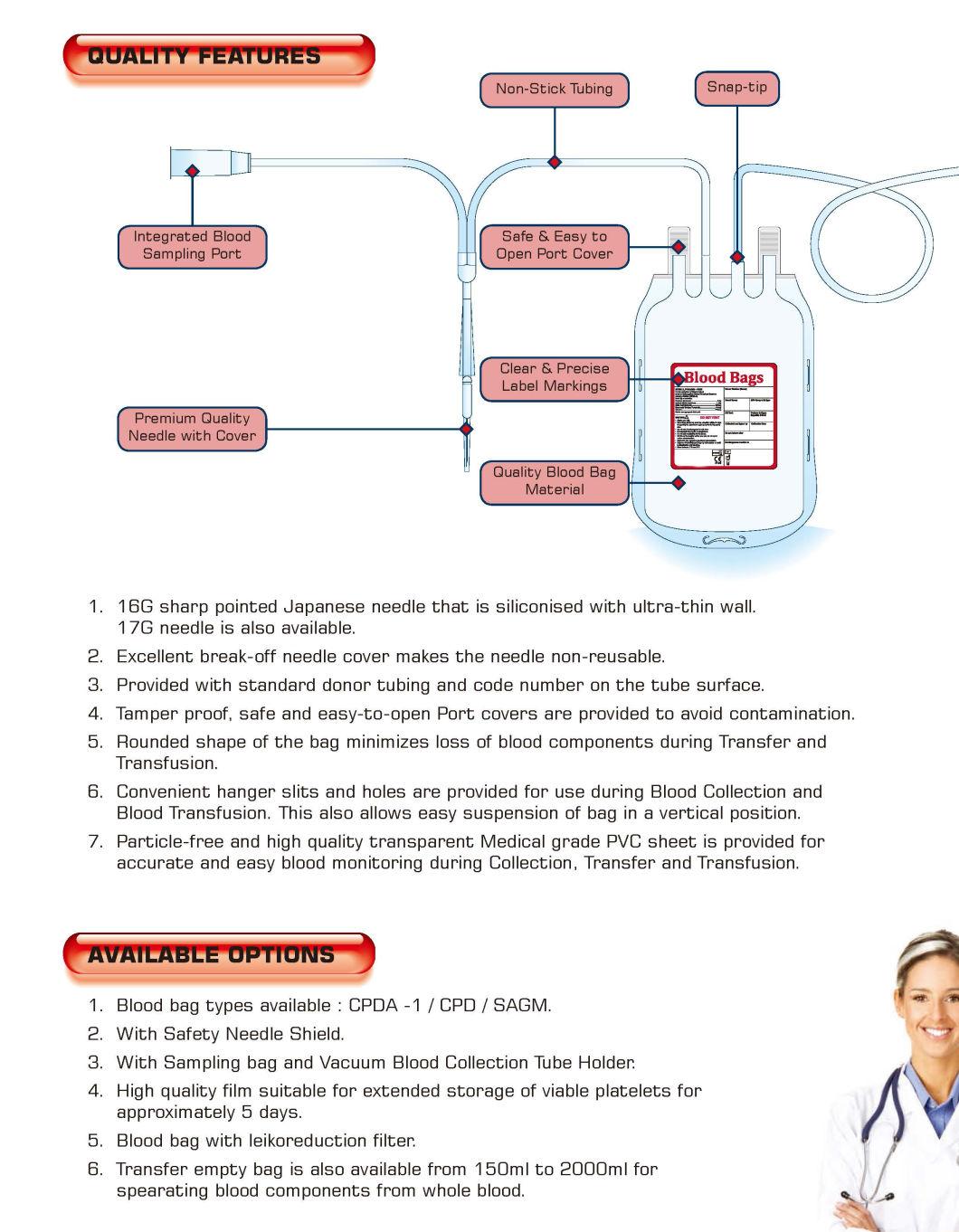 Sagm Solution Triple Cpda-1 Blood Bag