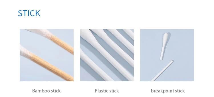 Cheap Price Factory Medical Cotton Bamboo Sterilized Swabs