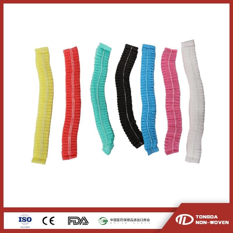 Professional Disposable PP Nonwoven Clip Mob Caps