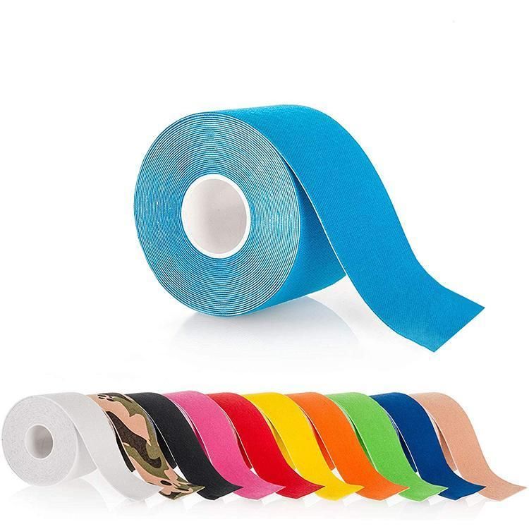 HD350 5m Roll of Elastic Muscle Support Kinesiology Tape Fitness Kinesio Tape Kinesiology for Exercise, Sports & Injury Recovery