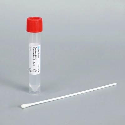 Vtm Sampling Collection Viral Transport Medium Vtm Test Kits for Nasal Pharyngeal Sampling Swab