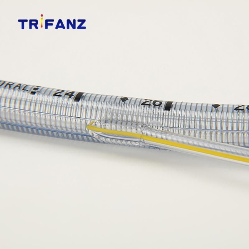 Medical Grade PVC Material Endotracheal Tube with Suction Lumen