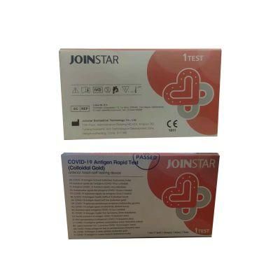 CE Certification Antigen Rapid Test Kit Colloidal Gold Rapid Antigen Diagnostic