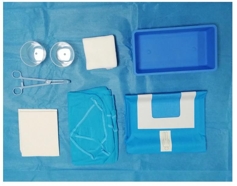 Disposable SMS Epidural Kit, Epidural Drape with Hole