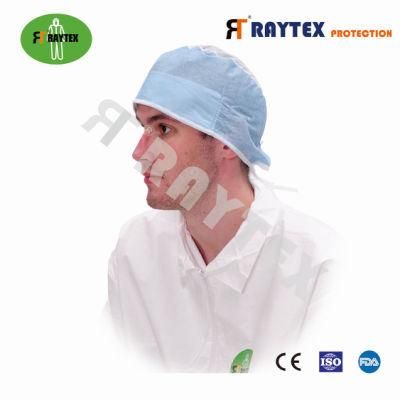 Ajustable Disposable Nurse Doctor Clip Mob Cap Bouffant Cap with CE Certificate