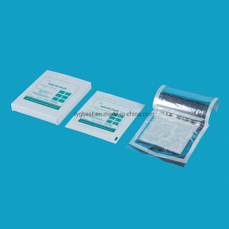 OEM Disposable Medical Supply Vaseline Gauze Surgical Sterile Disposable Dressing Paraffin Gauze