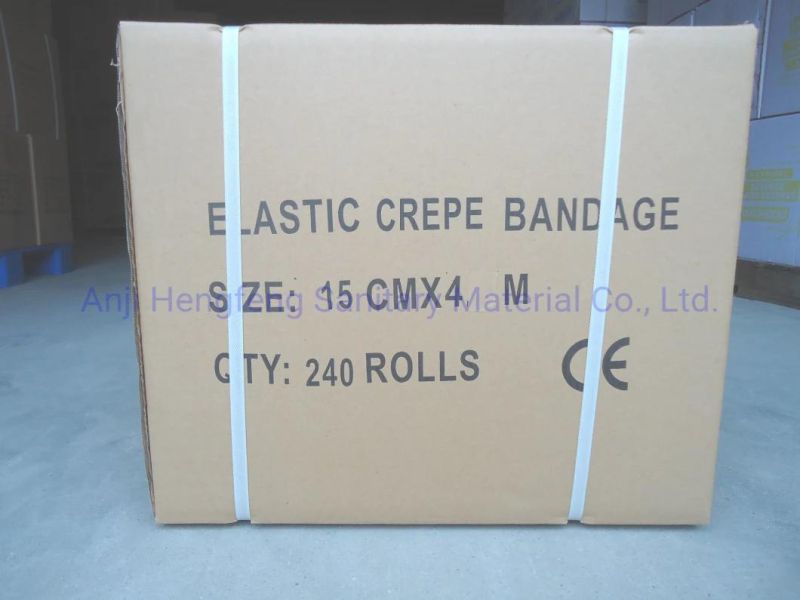 Disposable High Quality Medical Consumables First Aid Sport Surgical Cotton Elastic Crepe Bandage