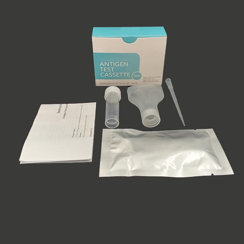 CE ISO Saliva Antigen Test Kit for 1test